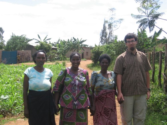 Mike with Gahanga ladies - Copy