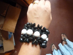 B & w bead bracelet